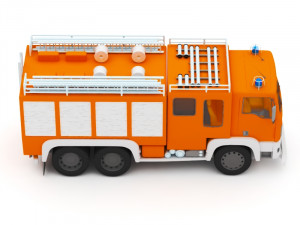 firetruck Model 3D