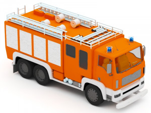 firetruck Model 3D