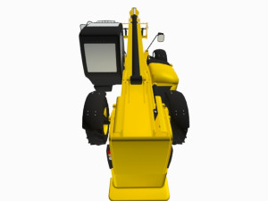 fork tarctor Modello 3D