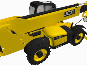fork tarctor Modello 3D