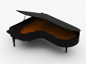 grand piano 3D-Modell