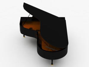 grand piano 3D-Modell