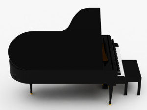 grand piano 3D-Modell