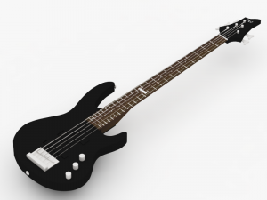 guitar 3D मॉडल