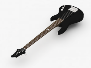 guitar 3D 모델