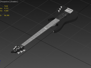 guitar 3D 모델
