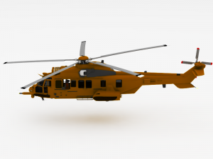 helicopter Modèle 3D