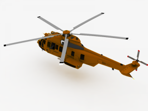 helicopter Modèle 3D