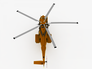 helicopter Modèle 3D