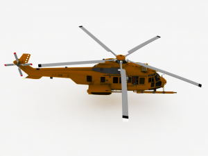 helicopter Modèle 3D