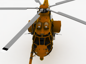 helicopter Modèle 3D