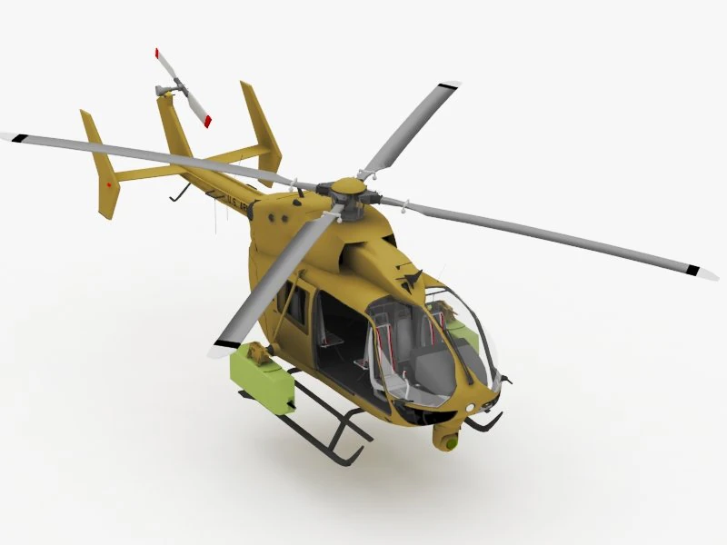 helicopter 3D Model .c4d .max .obj .3ds .fbx .stl .blend