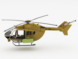 helicopter Model 3D