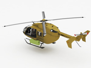 helicopter Model 3D