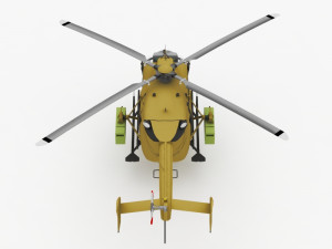 helicopter Model 3D