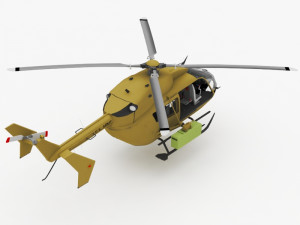 helicopter Model 3D