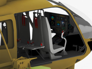 helicopter Model 3D