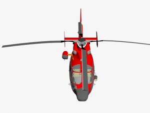 helicopter hh dolphin 3Dモデル