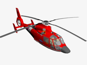 helicopter hh dolphin 3Dモデル