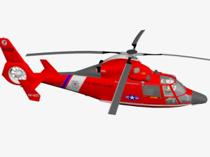 helicopter hh dolphin 3Dモデル