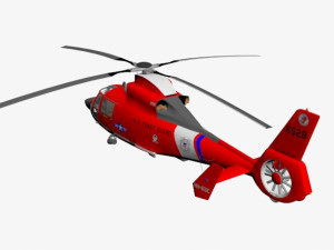 helicopter hh dolphin 3Dモデル