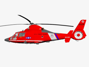 helicopter hh dolphin 3Dモデル