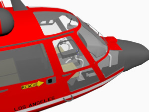 helicopter hh dolphin 3Dモデル