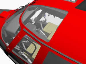 helicopter hh dolphin 3Dモデル