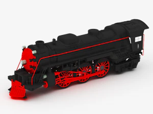 lokomotif Model 3D