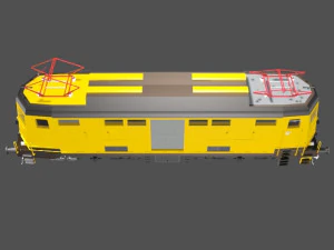 locomotive 3D Model