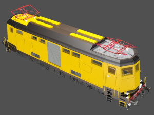 locomotive Modelo 3D