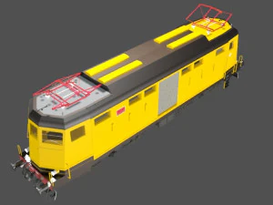 locomotive 3D Model