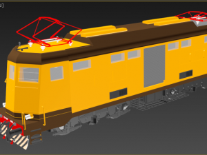 locomotive Modelo 3D