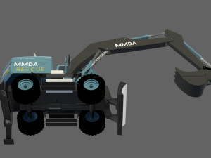 mmda truck Model 3D