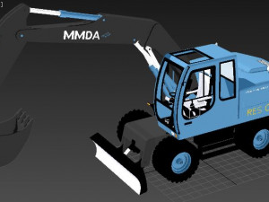mmda truck Model 3D