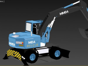 mmda truck Model 3D