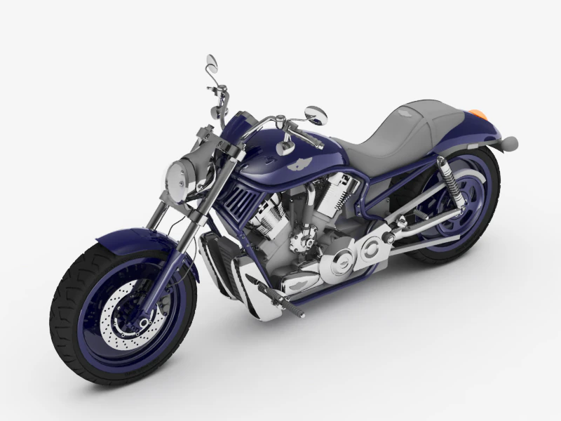 motorbike 3D Model .c4d .max .obj .3ds .fbx .stl .blend
