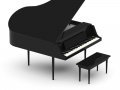 Piano 3D Model