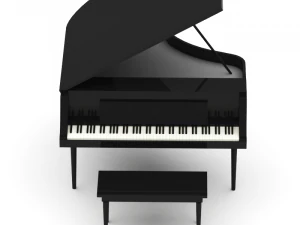pianoforte Modello 3D