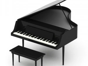 pianoforte Modello 3D