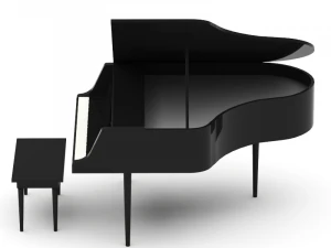pianoforte Modello 3D