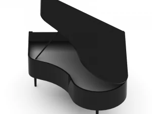 pianoforte Modello 3D