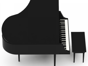 piano 3D Model