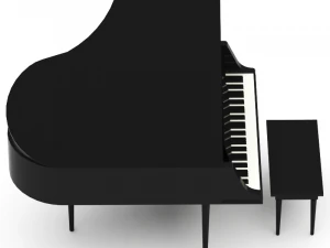 pianoforte Modello 3D