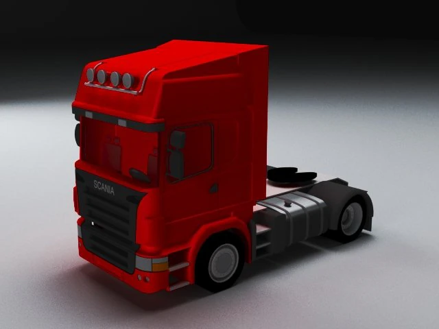 Scania Model 3D .c4d .max .obj .3ds .fbx .stl .blend 