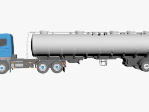scania tanker 3D Model
