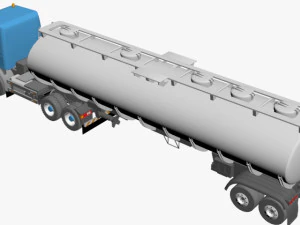 scania tanker 3D Model