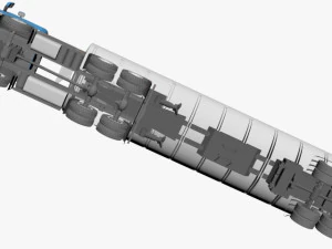 scania tanker 3D Model