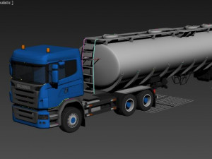 scania tanker 3D 모델
