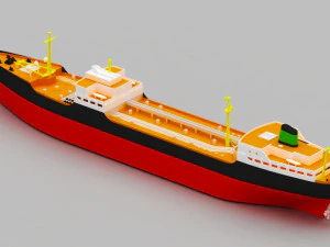 barco patrulha Modelo 3D